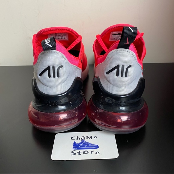 Nike Air Max 270 Men’s Red Orbit Black Grey - Picture 4 of 9